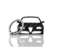 BlackStuff Porte-Clés En Fibre De Carbone Compatible Avec Alfa GT Voiture