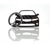 BlackStuff Porte-Clés En Fibre De Carbone Compatible Avec Civic Type R MK8 FN2 2006-2011 Voiture