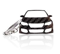 BlackStuff Porte-Clés En Fibre De Carbone Compatible Avec Civic Type R MK9 FK2 2011-2015 Voiture