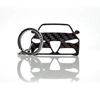 BlackStuff Porte-Clés En Fibre De Carbone Compatible Avec Giulia Voiture