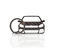 BlackStuff Porte-clés en fibre de carbone compatible avec Golf R MK6 2008-2012 BS-4021, Noir, S, Noir , S