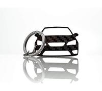 BlackStuff Porte-Clés En Fibre De Carbone Compatible Avec Ibiza MK4 6J FR 2008-2017 Voiture