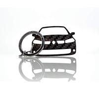 BlackStuff Porte-Clés En Fibre De Carbone Compatible Avec Megane 2 II Sport RS 2002-2009 Voiture