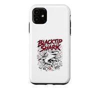 Blacktip Shark Hello Sharky Attaque l'océan Coque pour iPhone 11