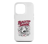Blacktip Shark Hello Sharky Attaque l'océan Coque pour iPhone 13 Pro