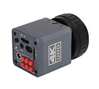 BLACKTK Caméra de microscope vidéo 4K HD 41 MP avec objectif adaptateur C-Mount pour laboratoire de recherche éducative