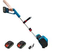 BLACKTK Souffleur à neige électrique avec batterie rechargeable, balayeuse à neige domestique avec roues pour serres, usines, routes urbaines, cours, cours scolaires