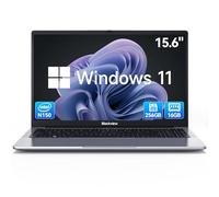 Blackview 15,6 Pouces Ordinateur Portable, N150(Supérieur N95/N97) Jusqu’à 3,6GHz, 16Go RAM 256Go SSD Notebook, Écran FHD IPS, Filtre Lumière Bleue, 100W Type-C, Windows 11, Bluetooth, WiFi 5,QWERTY