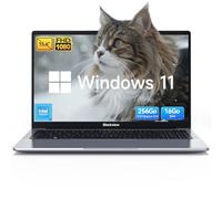 Blackview 15,6 Pouces Ordinateur Portable, N150(Supérieur N95/N97) Jusqu’à 3,6GHz, 16Go RAM 256Go SSD Notebook, Écran FHD IPS, Filtre Lumière Bleue, 100W Type-C, Windows 11, Bluetooth, WiFi 5,QWERTY