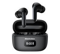 Blackview Wireless Bluetooth Headphones AirBuds 8, Casque Hi-FI avec 4 Microphones HD, ANC et ENC Hybrid Noise Cancellation, 56 Heures d'autonomie, indicateur d'alimentation LED, IP7, Bluetooth 5.3