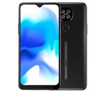 Blackview 4G Téléphone Portable Débloqué A80S, HD + 6,21 Pouces, Helio A25 4 Go + 64 Go, 13MP Quatre Caméras Arrière, Batterie 4200mAh, Smartphone Android 10 Dual SIM, Empreinte Digitale GPS Noir