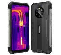 Blackview 5G Objectif Thermique Smartphone Incassable BL8800 Pro, 50MP Caméra Quadruple, Dimensity 700 8Go+128Go, 6.58'' FHD+, 8380mAh 33W Charge Rapide, IP68 Robuste Téléphone Débloqué GPS NFC Noir