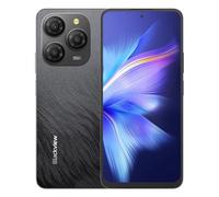 Blackview 5G Smartphone Débloqué Shark 9, 24 Go+256 Go, 6,67" HD+ Ecran 90 Hz, Camera 50 MP, Batterie 5000 mAh, Dual SIM 5G, Téléphone Portable Android 14, Haut-Parleur Smart-K Box, GPS NFC Noir