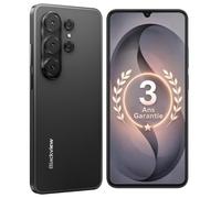 Blackview 6.88" HD+IPS Wave 10C Telephone Portable Android 16 Smartphone,32MP+13MP,16GB+128GB/1TB, 5000mAh,Smartphone Pas Cher 4G Dual SIM Triple Card Slots,WiFi 5/3.5 mm/FM/OTG,3-Year Warranty