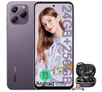 Blackview A96 Smartphone Débloqué 6,5"" 24Go+256Go Android 13 48MP Dual SIM Bleu avec Airbuds 60