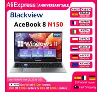 Blackview PC Portable Acebook 8 15,6 pouces FHD+ Intel Core N97 16 Go RAM 512 Go SSD Windows 11 Gris