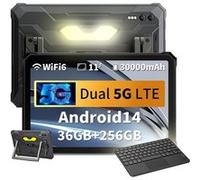 Blackview Tab 20 Wifi Tablette Google Gemini AI 2.0, 10.1"" Android 15 2.4G+5G Wifi,12+64 Go-SD 2 To 6600mAh Bleu Avec Clavier K1