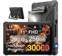 Blackview Active 12 Pro Tablette Tactile avec Projecteur 120"", 36 Go + 256Go 30000mAh/120W 108MP Dual SIM 5G Tablette PC NFC GPS