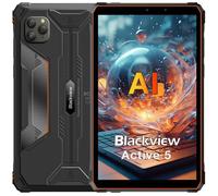 Blackview Active 5 Robuste Tablette Tactile 24Go + 128Go/jusqu'à 2To 8.68"" Écran 6600mAh Tablette PC 16MP Double SIM 4G - Orange