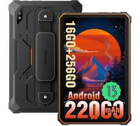Blackview Active 8 pro Robuste Tablette Tactile 16Go + 256Go 10.36"" Écran Batterie 22000mAh Tablette PC 48MP Double SIM 4G - Orange