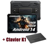 BLACKVIEW Tab 11 Wifi Tablette Tactile 10.36 Pouces RAM 14 Go ROM 256 Go 8380mAh(18W) 16MP+16MP Android 12 Vert Avec Clavier Vert