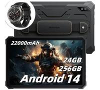 Tablette tactile Oscal Tablette Tactile Incassable Spider 8 10.1 2K FHD 16Go+128Go(SD 1To) 13000(33W) 16MP+13MP Android 13 Noir Avec Clavier K1