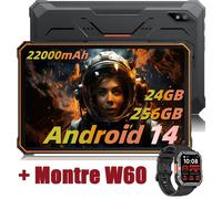 Blackview Active 8 Pro - Tablette incassable 10 36"" FHD+ 2.4K 24 Go (8+16) 256 Go 22000 mAh 33W 48+16MP Android 14