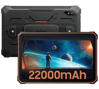 Blackview Active 8 Pro Tablette Tactile Incassable, Batterie 22000mAh, 10.36''2.4K, Android 13 IP68 Tablet, 16Go+256Go(1To Extension),Double SIM 4G,48MP+16MP,Quad Haut-Parleur Stéréo,NFC GPS Orange