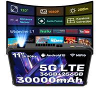 Blackview Active12Pro Outdoor Tablette Robuste 5G avec 120"" Projecteur 11"" FHD+ 36Go RAM 256Go 30000 mAh/Chargeur 120W 108MP+50MP