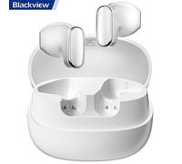 Blackview AirBuds 20 - Écouteurs True Wireless Bluetooth 5.4, Réduction de bruit DNS, 400 mAh, IPX4, Blanc