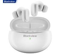 Airbuds 4 Ecouteurs intra-auriculaires sans Fil Oreillette Bluetooth 5.3 Son Stéréo,Contrôle Tactile, IPX7 400mAh(Max.36h) pour Android iOS - Blanc