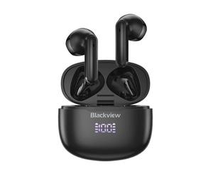 Blackview Airbuds 7 (Écouteurs sans fil - Affichage LED - Bluetooth 5.3) Noir
