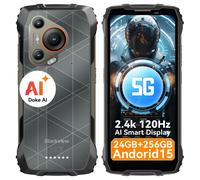 Blackview BL7000 5G Outdoor Handy 2025, 24GB+256GB/2TB Smartphone sans contrat, 6.78 "FHD+,7500mAh,IP69K étanche,120Hz, téléphone portable de chantier,50MP+32MP