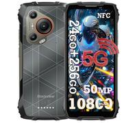 Blackview BL7000 5G Smartphone Robuste 24Go + 256Go 6.78"" 120Hz 50MP Caméra IP68 étanche Telephone GPS NFC Double SIM - Noir