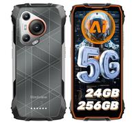 Blackview BL7000 5G Telephone Portable Incassable, Android 15 Smartphone Incassable 6,78''FHD+ 120Hz, 24Go+256Go/2To, Téléphone Chantier 7500mAh, 50MP AI Caméra, NFC/OTG/GPS/357g/Wifi 6/Fingerprint