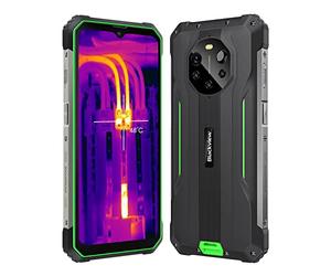 Blackview BL8800 Pro - Smartphone 5G - Double Sim - Ecran de 6.58'' - 128 Go, 8 Go RAM - Vert - Certifié IP68 & IP69K - Appareil Photo Principal de 50 + 20 + 8 + 2 Mpx