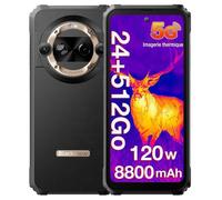 Blackview BL9000 Pro 5G Smartphone Imagerie thermique 512Go 6.78"" 50MP+50MP Caméra 8800mAh GPS NFC Double SIM - or
