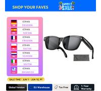 Blackview BV100 lunettes intelligentes, caméra HD, Bluetooth 5.4, batterie 220 mAh, haut-parleurs de basse stéréo, micro antibruit, détection d'usure Color