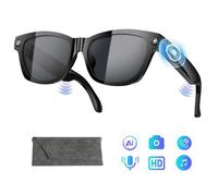 Blackview BV100 Lunettes Meta Intelligentes AI avec Caméra HD - Appels Bluetooth, Traduction, Reconnaissance d'Objets - 220 mAh