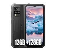 Blackview BV4800 Pro 12Go+128Go Telephone Portable Incassable 2024, Android 14 Téléphone Débloqué, 5180mAh, 13MP+5MP, 6.56" HD+ Smartphone Incassable Etanche, Dual 4G LTE,GPS,NFC,OTG,FM, Noir