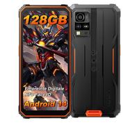 BLACKVIEW BV4800 PRO Smartphone - 12Go+128Go - 5180mAh - Android 14 - 6.56""HD+ 60Hz- Caméra 13MP+5MP - NFC/ GPS/OTG - Orange