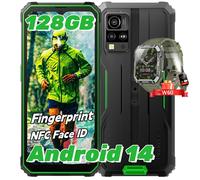 Blackview BV4800 Pro - smartphone incassable 6,56"" 12 Go+128 Go Android 14 Dual SIM NFC Vert + montre W60