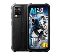 Blackview BV4800 SE Android 15 Téléphone Portable Incassable 2025, 12Go+64Go/2To Telephone Débloqué, 5100mAh, 16MP Camera, 6.56" HD+ Smartphone Incassable, Dual SIM 4G,GPS,NFC,OTG,FM,Gemini AI, Noir