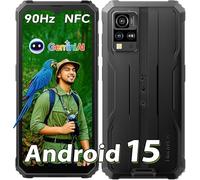 Blackview BV4800 SE Android 15 Téléphone Portable Incassable, 4G Ruggedisé Débloqué 12GB+64GB/2To, 285g&13.5mm,Écran 6.56'' 90Hz/NFC/GPS/16MP IA/3 Slot/IP69K Résistant à l'eau et, 2Ans Garantie