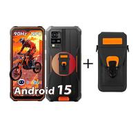 Blackview BV4800 SE Téléphone Robuste 4 Go 64 Go 5100 mAh Smartphone Android 15 with a phone case orange