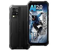 Blackview BV4800SE Android 15 Téléphone Portable Incassable 2025, 12Go+64Go/2To Telephone Débloqué 4G, 16MP AI Camera, 5100mAh, 6.56" HD+ Smartphone Incassable,GPS,NFC,OTG,FM,Gemini AI 2.0, Noir