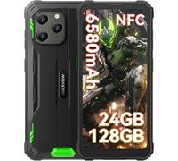 Blackview BV5300 Plus Mobile résistant (NFC), 24 Go + 128 Go (TF 2 To), 6 580 mAh, téléphone portable incassable, Helio G72, écran de 6,1" HD+ appareil photo de 13 MP, 3 emplacements pour téléphone