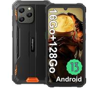 Blackview BV5300 Plus Smartphone Robuste 6.1"" 16Go + 128Go 6580mAh 13MP IP68 Téléphone 4G Double SIM GPS - Orange