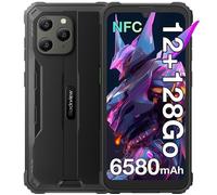 Blackview BV5300 Plus Smartphone Robuste, 6.1"" Écran - 128Go/Jusqu'à 1To - 6580mAh - IP68 Téléphone - 4G Double SIM/NFC/GPS - Noir