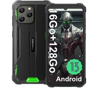 Blackview BV5300 Plus Smartphone Robuste 6.1"" Écran 16Go + 128Go 6580mAh Batterie 13MP IP68 Téléphone 4G Double SIM NFC GPS - Vert
